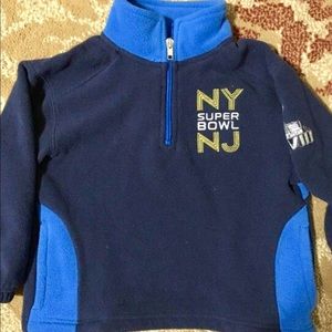 superbowl fleece jacket-football New York x NJ